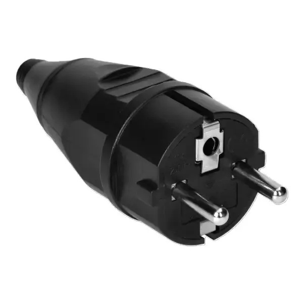 ORNO OR-AE-13256 to wtyczka warsztatowa Uni-Schuko 2P+Z o mocy 16A 230V.